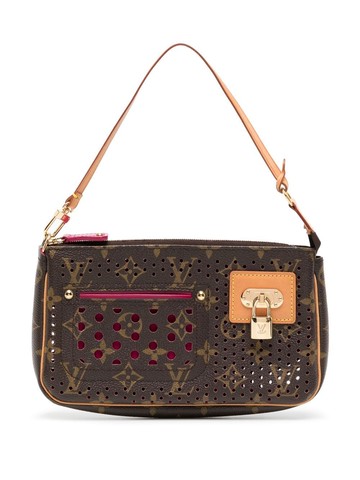 Louis Vuitton Pre-Owned - 2006 Pochette Accessoires clutch bag - women - PVC - One Size - Brown