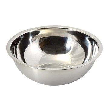 不鏽鋼基礎碗 HC-443 24cm  銀色  1個