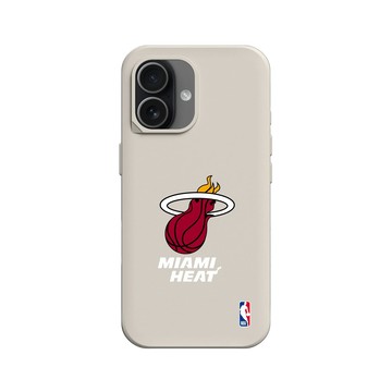 iPhone 17 SolidX 貝殼灰 - NBA - Logo-邁阿密熱火 Miami Heat - Light