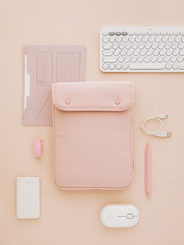 [11 Inches] Button Laptop Pouch