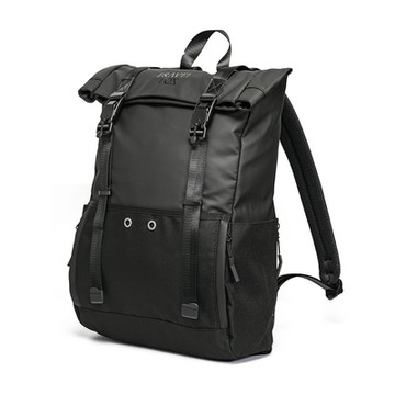 【TRAVEL FOX 旅狐】黑潮防潑水後背包 (TB819-01 黑色)