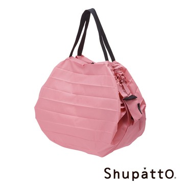 【Shupatto】燈籠型素色秒收環保啪啪包-中-桃粉 (SH-S467MOM-LR1)