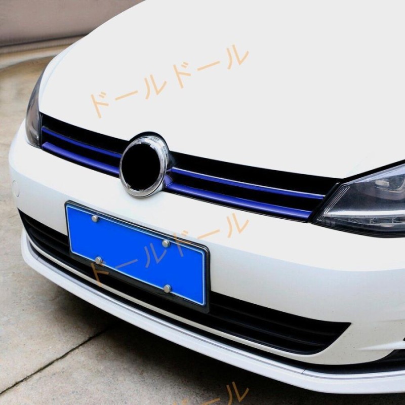 VW フォルクスワーゲン 7 MK7 ゴルフ フロントバンパーグリルデカール