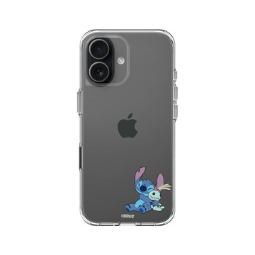 iPhone 17 Clear Case（相機按鈕） 透明 - 迪士尼-史迪奇 Disney Stitch - 史迪奇 - 迷你史迪奇與Scrump