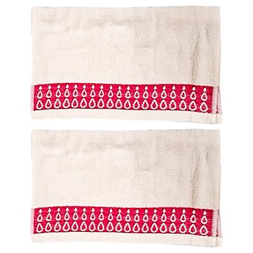 來福牌晶樣水滴毛巾-33*76CM 95G-柔軟吸水  米色  2入