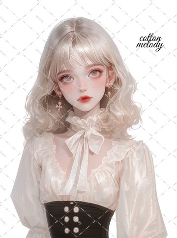 original sticker no.2307 人物貼紙 原創貼紙 原創人物貼紙 裝飾貼紙 cotton melody