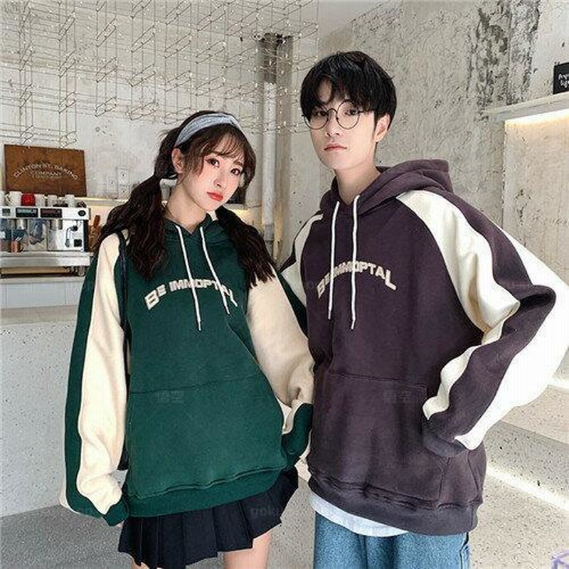 ペアルック パーカー ペアルック カップル お揃い 服 秋 冬 カップル ペアルック パーカー ブランド プレゼント ペア カップル 服 トレーナー おそろい 通販 Lineポイント最大0 5 Get Lineショッピング