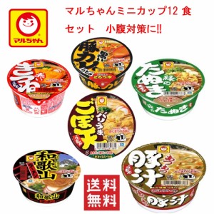 マルちゃん カップ麺 ミニ 6柄 各6個 36食セット 小腹対策に 関東圏送料無料