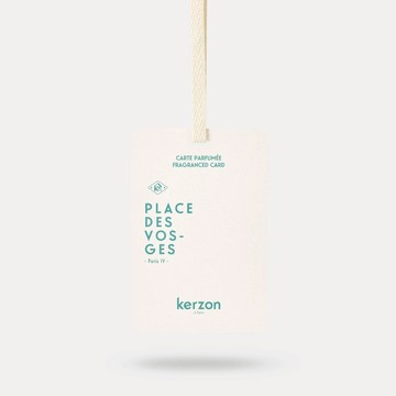 【專櫃正貨】法國 KERZON 香氛片(孚日廣場) 155x75mm 玫瑰 天竺葵 香氛吊卡 掛式香氛 1010HOPE