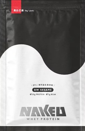 [NAKED] 低糖益生菌乳清蛋白 - 多口味任選(36g/包)-黑白芝麻