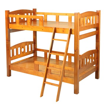 Homelike 喜家居方柱雙層床(2252) 實木