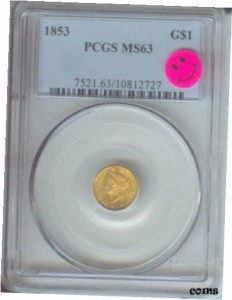 アンティークコイン コイン 金貨 銀貨 GOLD DOLLAR G PCGS MS63 COIN