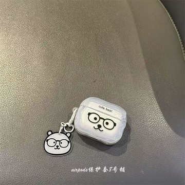 ✨最新款式✨韓系ins小眾可愛小熊適用于airpods3代pro藍牙保護套2代4代耳機殼