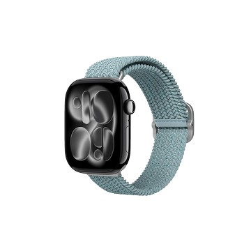 Apple Watch Series 11 (46mm) Apple Watch 專用編織錶帶 湖水藍