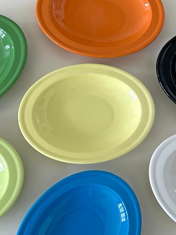 Oval Deep Main Dish Pasta Cafe Plate [7 Colors]