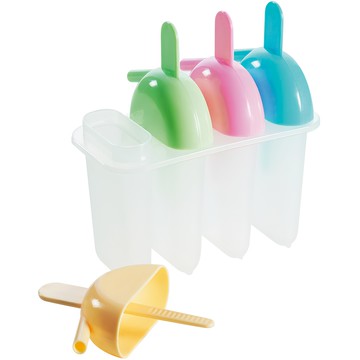 EXCELSA 不滴冰棒模 4格  透明色  1個