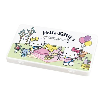 收納王妃 三麗鷗隨身口罩收納盒  野餐KITTY  1個