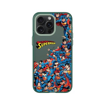 iPhone 15 Pro Max Clear 憂墨綠 - Superman - Superman-氪星戰隊