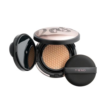 MEKO 柔紗唯霧氣墊粉餅 SPF10 質地清爽/修飾毛孔/均勻膚色  02象牙白  1個
