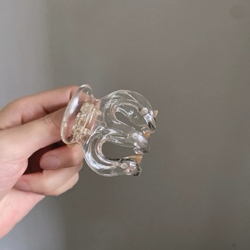 女生 髮夾 鯊魚夾 盤髮 小爪夾 果凍感 法式 髮飾 冰塊感 現貨 實拍 3色 氣質 韓系 網紅 透明 果凍 SA037