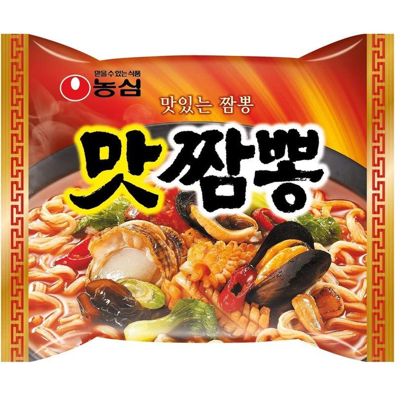 NONG SHIM 農心 マッチャンポン 130g×4個入りパック ノンシン 韓流中華チャンポン 韓国ラーメン インスタントラーメン