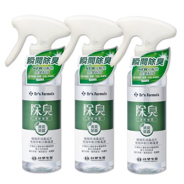 【Dr’s Formula 台塑生醫】除臭清新噴霧(清爽茶香)255g(3入/組)