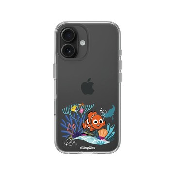 iPhone 16 Clear Case（相機按鈕） 透明 - 迪士尼-皮克斯 PIXAR - 海底總動員 - 尼莫