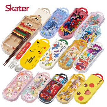 Skater 日本製銀離子餐具組(三件式) 湯+叉+筷子