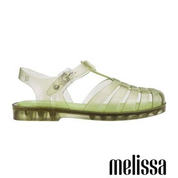 Melissa-前包羅馬T字涼鞋-綠色