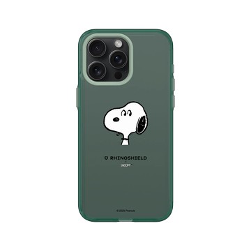 iPhone 15 Pro Max Clear 憂墨綠 - 史努比 Snoopy - 經典-Snoopy史努比