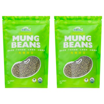 統一生機 有機綠豆  380g  2包