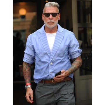 特價清倉 夏季薄款純棉條紋長袖休閑襯衫男西裝領襯衣拼色雅痞