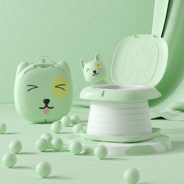 新款兒童折疊坐便器便攜式外出旅游小孩移動便盆卡通男女寶寶馬桶