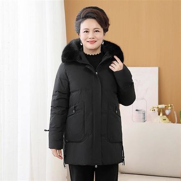 【米蘭精品】羽絨外套鴨絨夾克-優雅時尚氣質保暖女外套6色74ib62