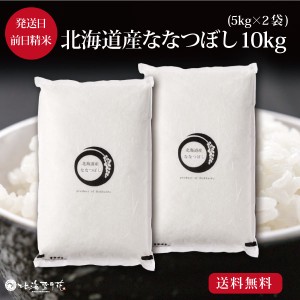 『北海道産ななつぼし10kg』令和５年産 新米 ご自宅用 出産内祝い 内祝い お返し 米 お米 北海道ギフト 送料無料 贈答