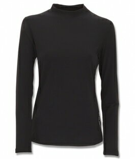 【【蘋果戶外】】荒野 零碼出清 W2651-54 黑色 女遠紅外線彈性保暖衣 彈性內衣 遠紅外線內搭透氣彈性衛生衣 Wildland