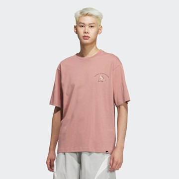 Adidas Gfx Ss Tee JL6059 男 T恤 運動上衣 休閒短袖 棉質 粉紅 亞版