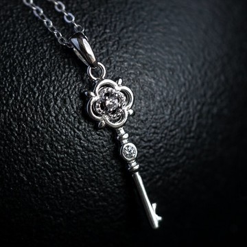 {The Key}開啟幸福的小鑰匙 925銀 玫瑰金 項鏈