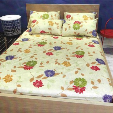 Galatea葛拉蒂 台製純棉三件式雙人床包組-春紛花漾