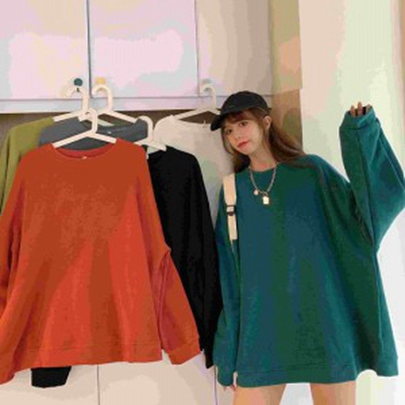 秋新作 トレーナー レディース かわいい 韓国トレーナー レディース スウェット トレーナー レディース カットソー 長袖 韓国ファッショ 通販 Lineポイント最大get Lineショッピング