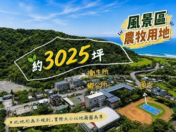 花蓮豐濱鄉原民醫院對面農地出售F363｜花蓮縣豐濱鄉宮下段
