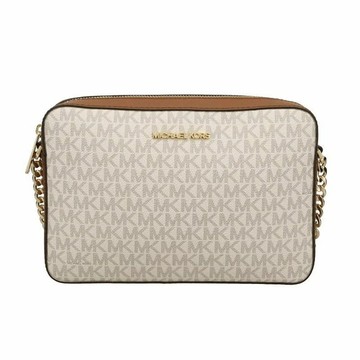 Michael Kors 經典滿版LOGO PVC斜背包