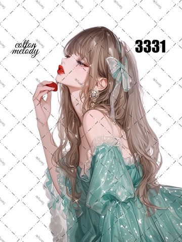 original sticker no.3331 人物貼紙 原創貼紙 原創人物貼紙 裝飾貼紙 cotton melody