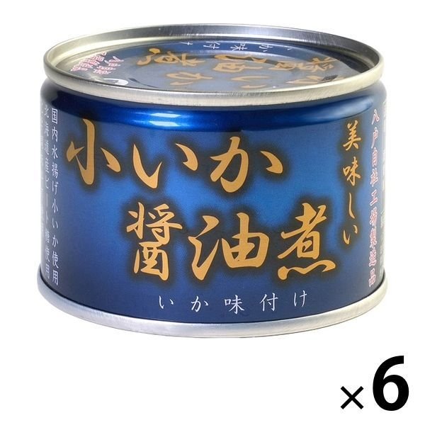 伊藤食品美味しい小いか醤油煮 6缶 伊藤食品 おつまみ缶詰
