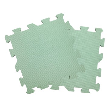 【PMU必美優】莫蘭迪素色巧拼地墊126片組(約3.5坪) 天藍色(免費運送至1樓)