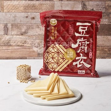 【本家生機】豆腐衣(135g/包) 小麥豆卷 豆紙 豆皮