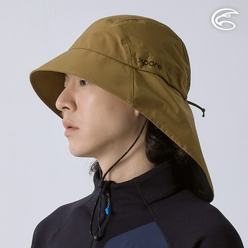 ADISI AH24020輕量Xpore-3L防水高透氣披頸帽 / 油棕卡其