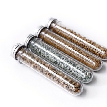 (現貨) 麥飯石/赤玉土/綠沸石盆栽鋪面石40ml試管裝