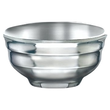 OSAMA 王樣 304螺紋碗 16cm  銀色  1個