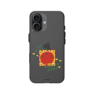 iPhone 17 Clear (相機按鈕) 酷墨灰 - 幾米 Jimmy Liao - 我不是完美小孩-完美的剪影